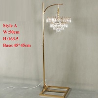 Lumière de mariage en acrylique cristallin, décoration de mariage, lustre pour allée, éclairage de fond de scène de mariage, lumière décorative pour allée