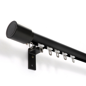 Reinforced Aluminum Curtain Rail, Straight Sliding Design Strong Load Capacity Wall Mount Hardware - Product Image 6