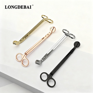 4 in 1 <b>Candle</b> Accessory Set - <b>Candle</b> Wick Trimmer,<b>Candle</b> Snuffer,<b>Candle</b> Wick Dipper & Storage <b>Tray</b> Plate <b>Candle</b> Care Tools - Product Image 4