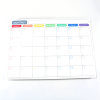 Autocollant de congélateur personnalisable, calendrier en PVC souple, autocollant de réfrigérateur en gros, calendrier magnétique pour réfrigérateur, logo personnalisé, usage domestique, pas cher