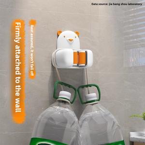 Настенная полка для хранения в ванной комнате, держатель для швабры без сверления, крепление для метлы, держатель для карт для дома и улицы - Product Image 4