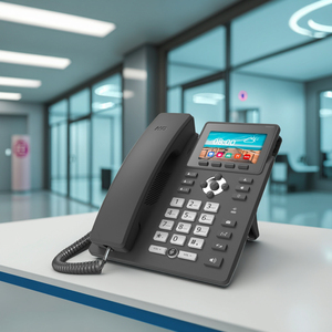 Dual Gigabit พอร์ตเครือข่าย POE บันทึกการประชุมทางโทรศัพท์ WiFi โทรศัพท์พื้นฐาน PSTN SIP DTMF FSK โทร ID HD <span class=keywords><strong>IP</strong></span> โทรศัพท์ - Product Image 3