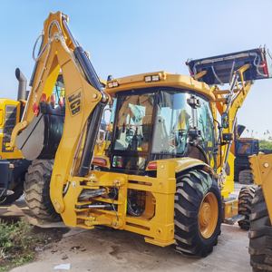 Chargeuse-pelleteuse JCB 4CX d'occasion, performances puissantes, faible nombre d'heures de fonctionnement, JCB 3CX 4CX disponible en stock, prêt à être expédié - Product Image 2