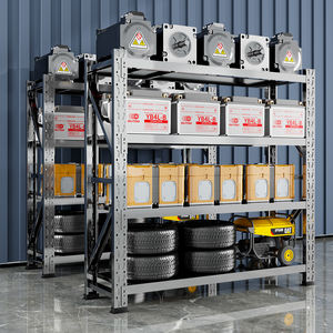 Scaffale Per magazzino resistente regolabile industriale 304 costruzione in acciaio inossidabile capacità di carico 200KG Per corrosione durevole - Product Image 1