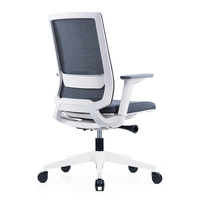 Chaise de bureau commerciale en gros, best-seller, chaise de direction ergonomique moderne en maille pivotante et réglable en hauteur, en acier inoxydable