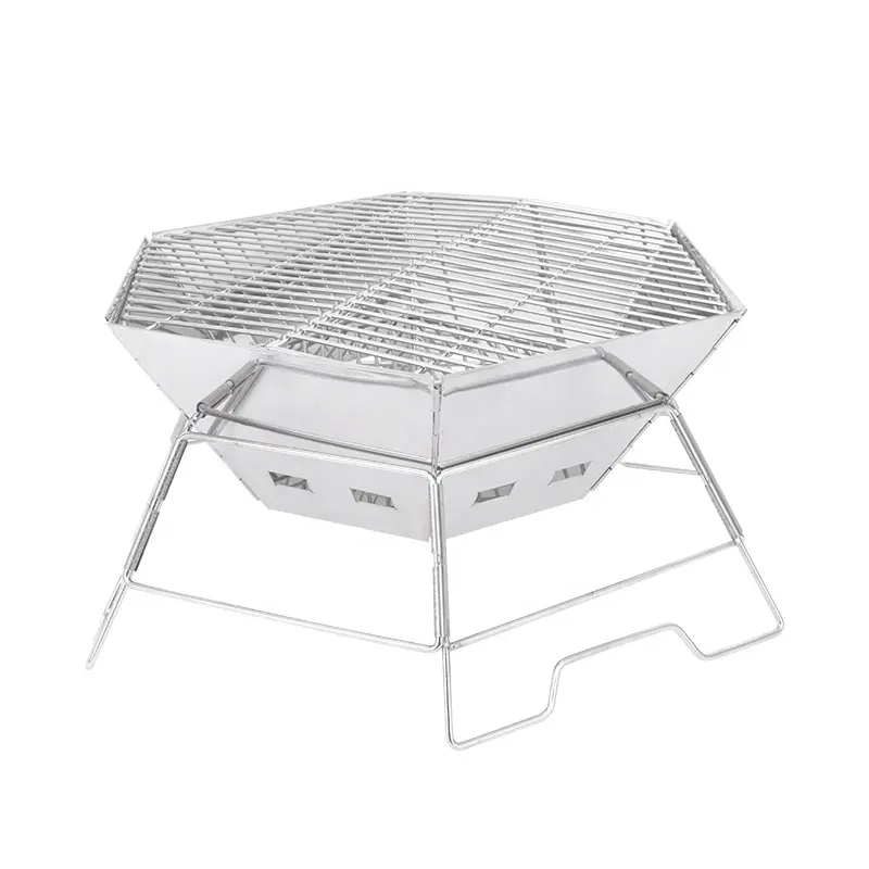 Wholesale Camping Supplies Portable Kitchen Accessories BBQ Grill Foldable Stove For Outdoor Event