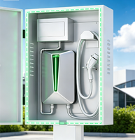 Armoire de recharge murale épaissie pour VE, Dissipateur de chaleur solaire, Boîtier métallique extérieur antirouille pour véhicules à énergie nouvelle