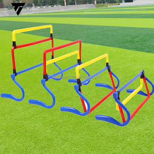 Allenamento di <span class=keywords><strong>calcio</strong></span>: salto con ostacoli agile, salto a ostacoli pieghevole regolabile su attrezzatura per l'allenamento di <span class=keywords><strong>calcio</strong></span> con piattaforma sopraelevata - Product Image 4