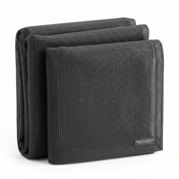 Voile d'ombrage noir en HDPE pour abri de voiture, résistant aux UV, respirant, protection solaire pour parking extérieur, couverture de véhicule