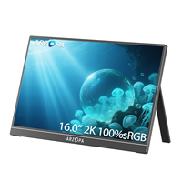 Arzopa Z1RC Mini écran IPS 2560*1600 Écran portable fin pour ordinateur portable 16,0 pouces 16:10 Affichage 2K