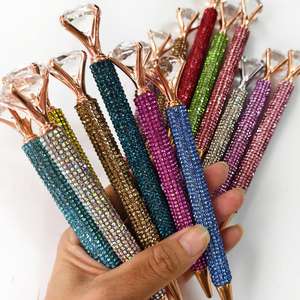 Bolígrafo de Metal con Diamantes Grandes y Cristales, Giratorio, con Cubierta Completa de Diamantes, Hermoso Regalo para Chicas - Product Image 4