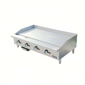 เตาแก๊สแบบแผ่นขนาด 48 นิ้ว รุ่นขายดี 120,000 BTU สแตนเลส ขาปรับระดับได้ ใช้แก๊สธรรมชาติ (NG) หรือ โพรเพน อุปกรณ์ครัว - Product Image 2