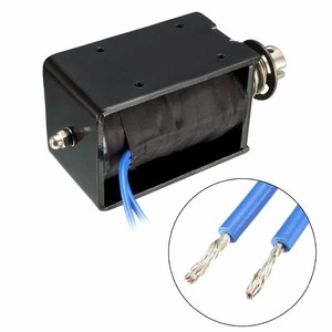 JF-1578B DC24V 5A 12V 8A 15mm Stroke 5kg 50N Force Open Frame Pull Push Electric Solenoid <strong>Electromagnet</strong> - Product Image 5
