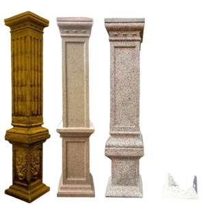 Molde de Base de Pilar romano duradero decorativo de alta calidad, columnas cuadradas, plástico de alta precisión para aplicaciones de hormigón de Villa - Product Image 1