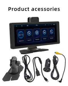 Universal multimedia inalámbrico CarPlay Android auto IPS touch dash cam portátil 10,26 pulgadas pantalla de <span class=keywords><strong>coche</strong></span> inteligente - Product Image 3