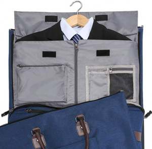 Free Sample Garment <b>Bag</b> Large Duffel Suit Travel Weekend <b>Bag</b> <b>Flight</b> <b>Bag</b> with Shoe Pouch for <b>Men</b> Women - Product Image 1