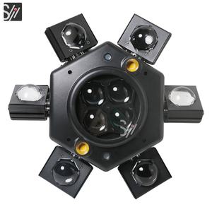 Équipement DJ Led 150W Six Bras <span class=keywords><strong>Cyclone</strong></span> Abeille <span class=keywords><strong>Oeil</strong></span> 3in1 Faisceau Strobe Laser Tête Mobile Discothèque Lumières - Product Image 3