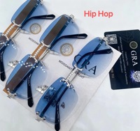 Nouvelle Arrivée - Lunettes de Soleil Hip Hop Personnalisées en Argent 925 avec Diamants Moissanite Testés au Détecteur de Diamants pour Hommes et Femmes