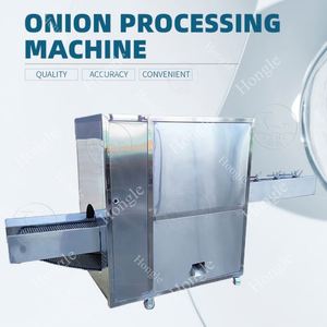 2T Industrial Ajo Cebolla Raíz Corte Peladora Cebolla Piel Pelador Línea de Producción - Product Image 2