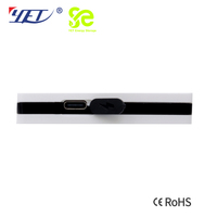Stockage d'énergie YET2242-SE porte de garage RF télécommande universelle clone 433Mhz 4 boutons avec USB