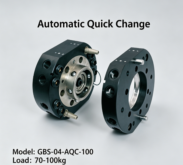 High Precision & Repeatability Robot End Effector Quick Change Plate GBS-04-AQC-100 for Palletizing and Handling Robots