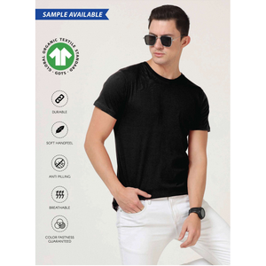 เสื้อยืดคอกลม แขนครึ่ง 160 GSM นุ่ม สบาย น้ำหนักเบา ระบายอากาศได้ดี คุณภาพสูง ใส่สบาย เหมาะสำหรับผู้ชายและผู้หญิง - Product Image 1