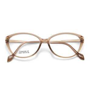 Monturas de Gafas Tiffany Cat Eye M8241 54-15-145 de Titanio-IP, Montura Completa, Unisex, Tendencia de Moda - Product Image 1