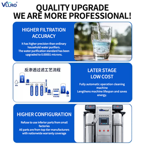 Purificador de Agua Industrial por Ósmosis Inversa de 1000 l/h, SUS 304, Tasa de Desalinización del 99.6%, Certificado CE, Sistema de Alta Eficiencia con Bomba - Product Image 3