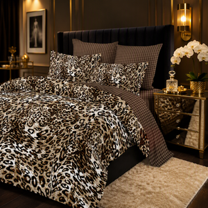 Juego de Ropa de Cama con Estampado de Leopardo, Diseño Atrevido, para Envío Directo en la UE, 3 Piezas - Product Image 4