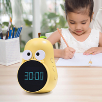 Jam Alarm Digital LED, jam malam kreatif Digital dengan Mode Snooze, jam meja, lampu elektronik USB, jam pintar LED