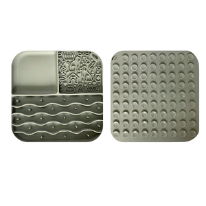 Plato Cuadrado Multifuncional para Lamer para Mascotas, Antideslizante, Plato de Alimentación Lenta para Mascotas, Plato Grueso de Alimentación Lenta - Product Image 5