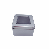 Offre Spéciale – Boîte Carrée Mini en Métal Personnalisée pour Savon, Cartes à Jouer, Café, Gâteaux de Lune, Caviar, Chocolat – Idéale pour le Stockage Alimentaire