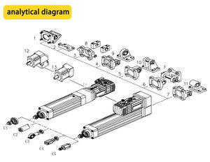 ตัวกระตุ้นกระบอกไฟฟ้าสำหรับเครื่องกดมีความแม่นยำสูงสำหรับโหลดหนัก - Product Image 6