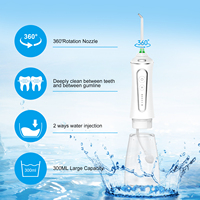 H2ofloss fil dentaire Rechargeable irrigateur dents nettoyage Irrigation orale eau Flosser pour voyage à domicile