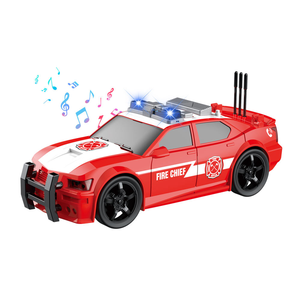 Mobil Polisi Plastik Anak-anak dengan Sistem Gesekan - Model Presisi Skala <span class=keywords><strong>1</strong></span>:20 dengan Pemutaran Cerita & Musik Sirine Polisi - Product Image 5
