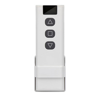 Interrupteur intelligent pour rideaux LAPU TUYA WIFI RF433MHZ, 240V 16A, compatible Zigbee, en ABS, avec contrôle vocal et programmation via application.
