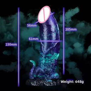 卸売シリコン製雄牛型ディルド 大人のおもちゃ 女性カップル向けファンタジー神話ディルド - Product Image 3