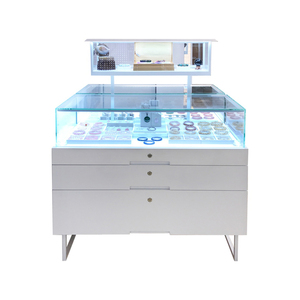 Showroom acciaio inox vetrina di vetro di disegno di Caso di Esposizione di Vetro Commerciale per il negozio - Product Image 6