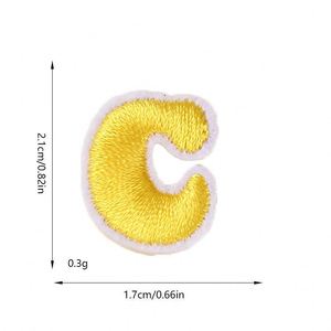 Parche Bordado Termoadhesivo de 2.2 cm con Letras Mini Coloridas - Product Image 4