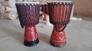 Vente en gros Ensemble de batterie djembé électronique Articles en bois avec peau de mouton Caoutchouc PVC Têtes de batterie Instruments de <span class=keywords><strong>percussion</strong></span> pour basse - Product Image 2