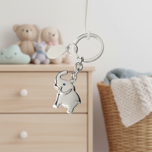 Porte-clés en peluche petit éléphant - Compagnon de clés mignon et confortable - Product Image 3