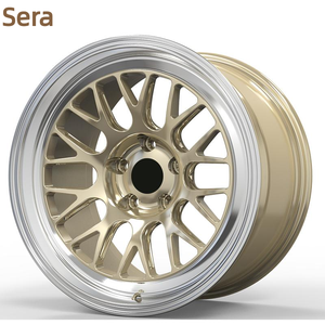 Rines Deportivos Forjados Sera ML-10 en Plata Pulida y Cepillada <span class=keywords><strong>de</strong></span> 18, 19 y 20 Pulgadas, Compatibles con E46 M3 E90 E92 F80 F82 M4 - Product Image 1