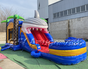 พาณิชย์ร้อนขายพองกระโดดบ้านพอง Combo <span class=keywords><strong>Kiddie</strong></span> สระว่ายน้ำพองแห้งและชุดเปียกสำหรับการขาย - Product Image 6