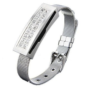 Mode Desain Hadiah Wanita Perhiasan Gelang Usb Stik Memori Berlian Gelang USB Pen Drive Perhiasan Mewah Usb Flash Drive Hadiah - Product Image 4