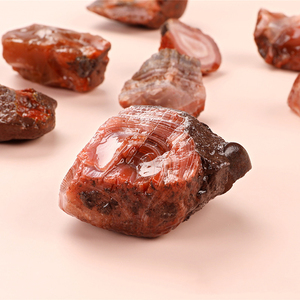 Đá <span class=keywords><strong>Carnelian</strong></span> thô tự nhiên, nguyên khối, không đều, dùng trong chữa bệnh - Product Image 1