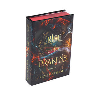 مصنع مخصص الذهب احباط كتاب طباعة غلاف قماش طبعة خاصة كتاب غلاف صلب نشر حواف الكتب - Product Image 3