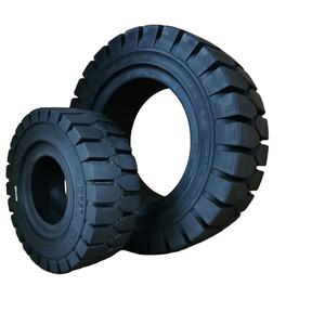 Bon prix 6.00-9 500-8 700-12 825-15 Pneus en caoutchouc massif pour chariot élévateur Linde, roues de 6 pouces - Product Image 1