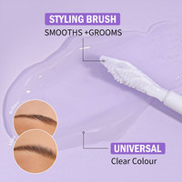 Gel Fijador de Cejas Transparente a Prueba de Agua con Logotipo Personalizado, 24 Horas de Larga Duración, Pegamento para Estilizar Cejas, Cera Transparente para Esculpir Cejas