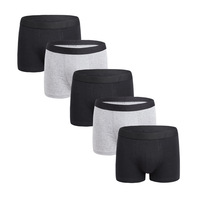 Sous-vêtements pour hommes de taille américaine personnalisés en usine, boxeurs U convexes en coton confortables, boxers imprimés pour hommes de taille moyenne