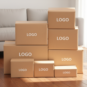Custom Luxury High Quality Moving <strong>Boxes</strong> Strong Cardboard <strong>Boxes</strong> Packing <strong>Removal</strong> Storage Cartons Store Supermarket Carry-on Carton - Product Image 1